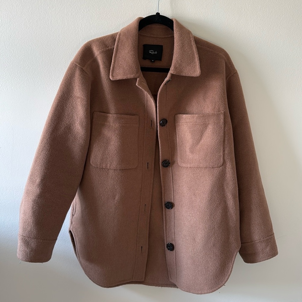 Rails Wool Connie Shirt Jacket in Camel